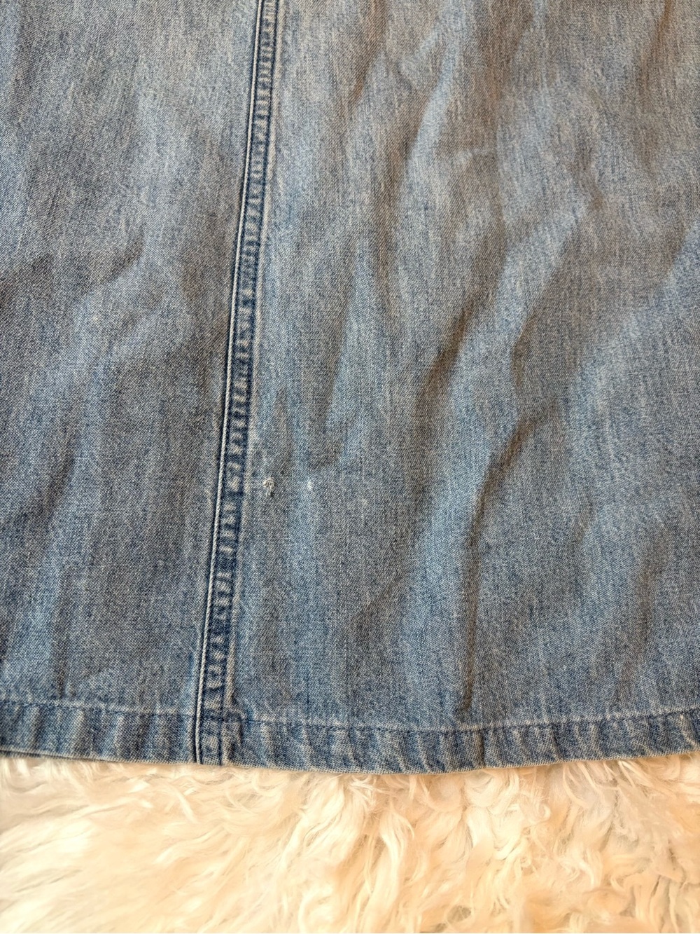 Vintage Blues Denim Midi Dress - Picture 2 of 4